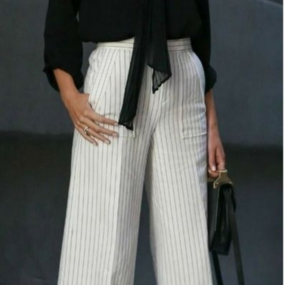 Chaps Pants & Jumpsuits Vintage Chaps Linen Pant High Rise White